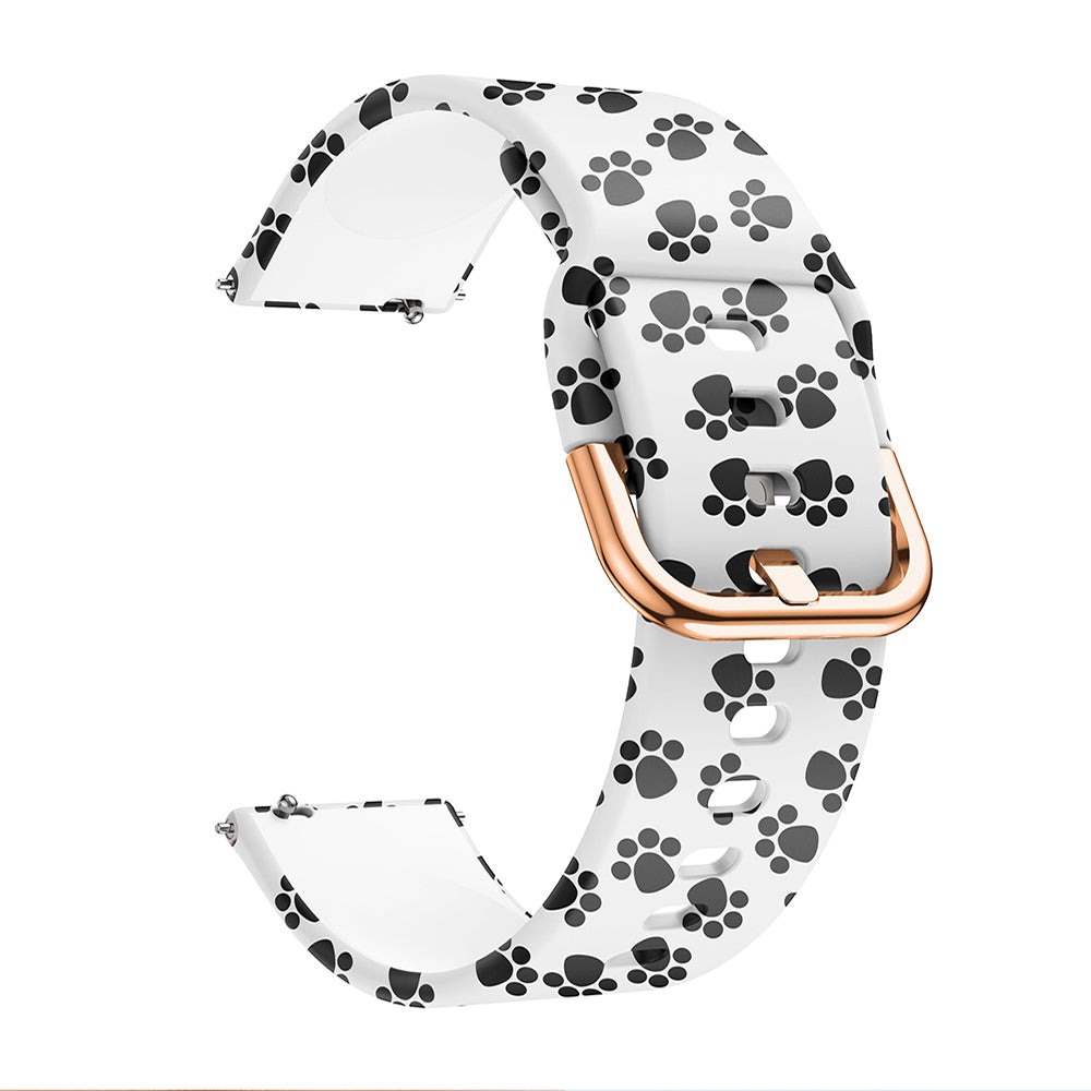 For Samsung Galaxy Watch Active 20mm Colorful Pattern Silicone Watch Band Replacement Watch Strap For Samsung Galaxy Watch Active 20mm Colorful Pattern Silicone Watch Band Replacement Watch Strap